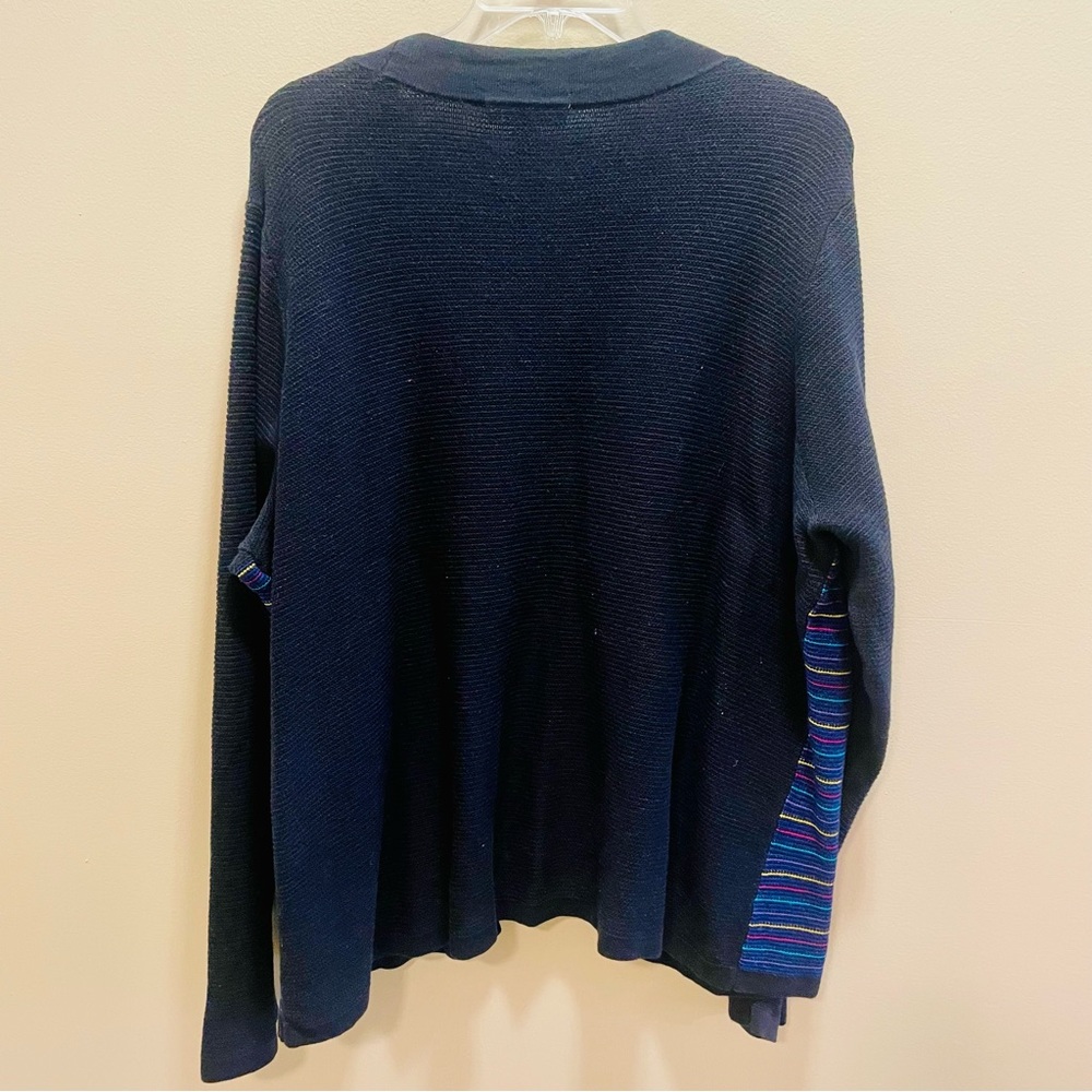 Coldwater Creek Colorful Striped Cardigan 2X - Picture 5 of 5